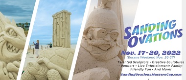 地元発見︓クリアウォーター　砂像コンテスト  Annual Sanding Ovations Master’s Cup